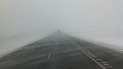 매니토바 일부 지역에 날리는 눈이 예상돼