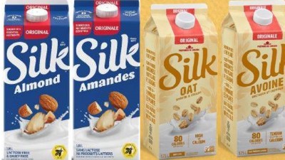 캐나다에서 회수된 실크(Silk), 그레이트 밸류(Great Value) 식물성 우유