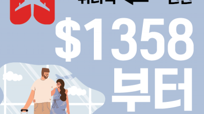 [항공권 세일정보] 내년 항공권 구입 대박 기회 !!  에어캐나다 왕복 $1358 부터