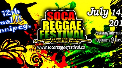 위니펙 다운타운에서 소카 레게 페스티발(Soca Reggae Festival)이 7월 14일부터 16일까지 3일 동안 열려