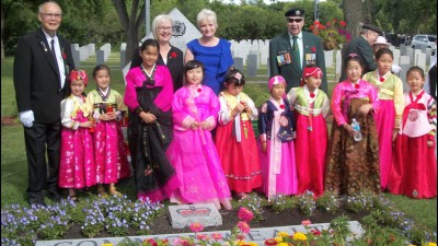 한국전쟁 휴전 60 주년 기념식(촛불추도식) 사진