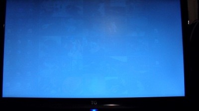 한국 TG삼보컴퓨터 모니터 화면문제