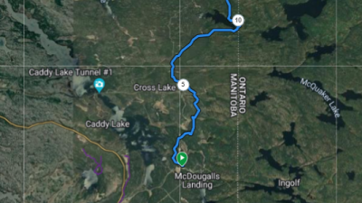 화이트쉘 주립공원(Whiteshell Provincial Park) 내 마리온 호수(Marion Lake)까지 34km 왕복 하이킹 하기